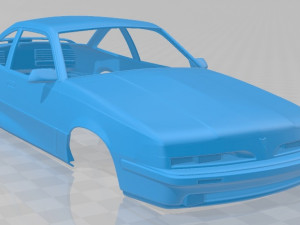 pontiac sunbird gt coupe 1986 printable body car 3D Принт Модель