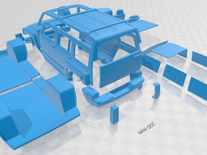 hummer h3 2010 printable car Model do druku 3D