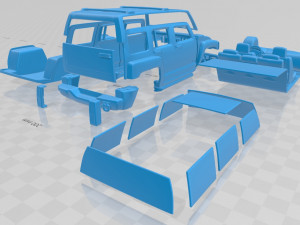 hummer h3 2010 printable car Model do druku 3D