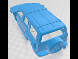 hummer h3 2010 printable body car 3D Druckmodell