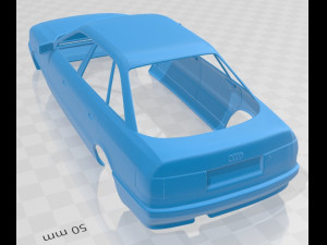 audi 80 b3 1986 printable body car 3D Print Model