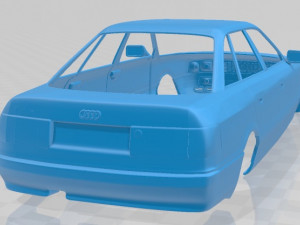 audi 80 b3 1986 printable body car 3D Print Model