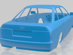 audi 80 b3 1986 printable body car 3D Print Model