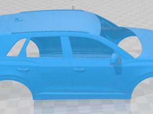 audi q3 rs 2020 printable body car 3D Принт Модель
