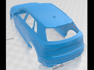 audi q3 rs 2020 printable body car 3D Принт Модель