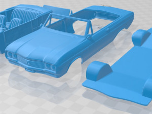 buick skylark convertible 1964 printable car 3Dプリントモデル