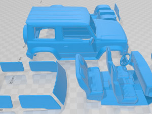 suzuki jimny sierra 2019 printable car Modelo de Impressão 3D