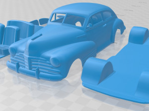 chevrolet fleetline aero sedan 1948 printable car 3D Print Model