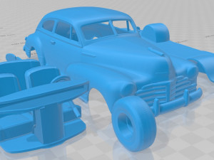 chevrolet fleetline aero sedan 1948 printable car Modèles 3D en vedette