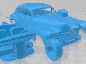 chevrolet fleetline aero sedan 1948 printable car 3D Print Model