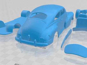 chevrolet fleetline aero sedan 1948 printable car 3D Print Model
