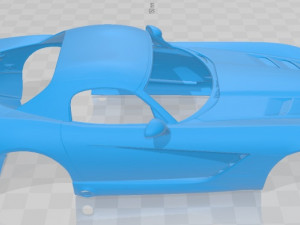 viper srt10 2010 printable body car 3D 프린트 모델