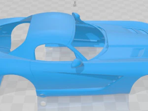 viper srt10 2010 printable body car 3D Print Model