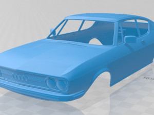 audi 100 coupe s 1970 printable body car 3Dプリントモデル