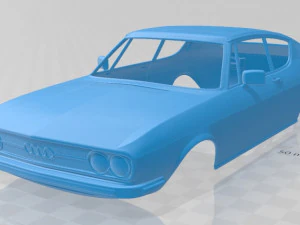 audi 100 coupe s 1970 printable body car 3D Print Model