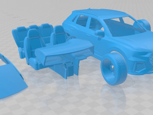 audi q3 rs 2020 printable car 3D 프린트 모델