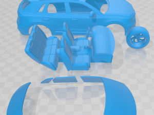 audi q3 rs 2020 printable car 3D 프린트 모델