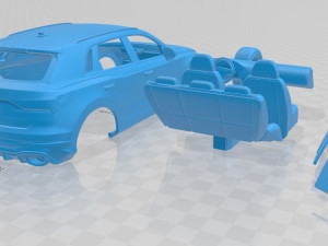 audi q3 rs 2020 printable car 3D 프린트 모델