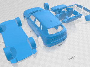 audi q3 rs 2020 printable car 3D 프린트 모델