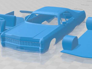 Chrysler imperial lebaron 4 door hardtop 1971 printable car 3D Print Model
