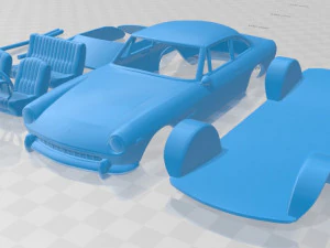 フェラーリ 330 GT 22 1965 印刷可能な車 3Dプリントモデル