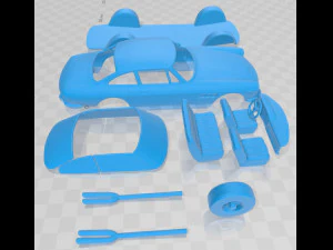 ferrari 330 gt 22 1965 printable car 3D Print Model