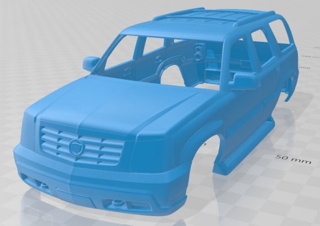 escalade 2002 printable body car Modelo de Impressão 3D .c4d .max .obj .3ds .fbx .stl .blend 
