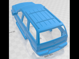 escalade 2002 printable body car Modelo de Impressão 3D