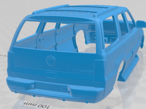 escalade 2002 printable body car Modelo de Impressão 3D