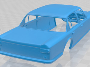 maserati quattroporte 1966 printable body car Modello di stampa 3D