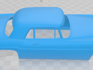 lincoln continental mark ii 1956 printable body car 3D प्रिंट मॉडल
