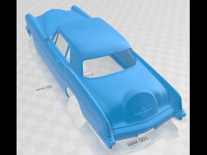 lincoln continental mark ii 1956 printable body car 3D Print Model