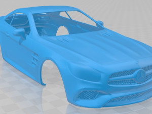 mercedes benz sl class 2015 printable body car 3Dプリントモデル