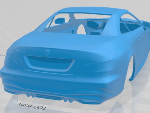 mercedes benz sl class 2015 printable body car 3Dプリントモデル