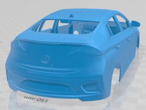 hyundai ioniq hybrid 2019 printable body car 3D प्रिंट मॉडल