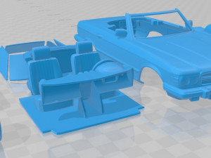 mercedes benz sl class r107 us 1974 printable car 3D 프린트 모델