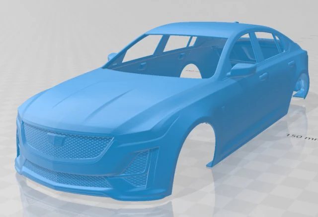 cadillac ct5 2020 printable body car 3D Print Model .c4d .max .obj .3ds .fbx .stl .blend 