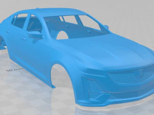 cadillac ct5 2020 printable body car 3D Print Model