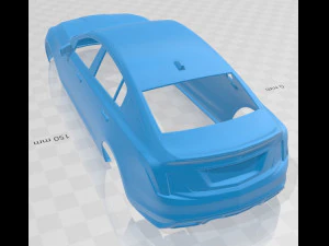 cadillac ct5 2020 printable body car 3D Print Model