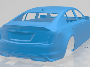 cadillac ct5 2020 printable body car Modelo de Impressão 3D