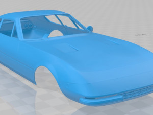 ferrari 365 daytona gtb4 1972 printable body car 3D 打印模型