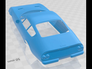 ferrari 365 daytona gtb4 1972 printable body car 3D 打印模型