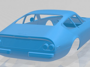 ferrari 365 daytona gtb4 1972 printable body car 3D 打印模型
