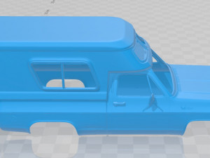chevrolet blazer chalet 1976 printable body car Modello di stampa 3D