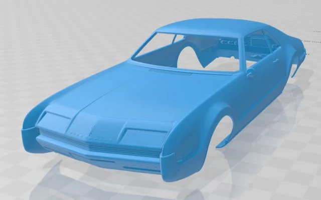 oldsmobile toronado 1966 printable body car 3D Print Model .c4d .max .obj .3ds .fbx .stl .blend 