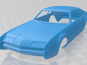 oldsmobile toronado 1966 printable body car 3D Print Model