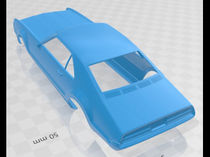 oldsmobile toronado 1966 printable body car Model do druku 3D