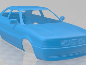 audi coupe 8b 1988 printable body car 3D printmodel