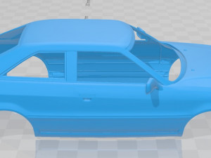 audi coupe 8b 1988 printable body car 3D printmodel