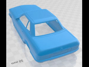 mercedes benz sl class r107 coupe 1972 printable body car 3D Print Model